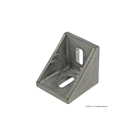 80/20 SlottedCornerBracket, Zinc, 28mm, 28mm 14066