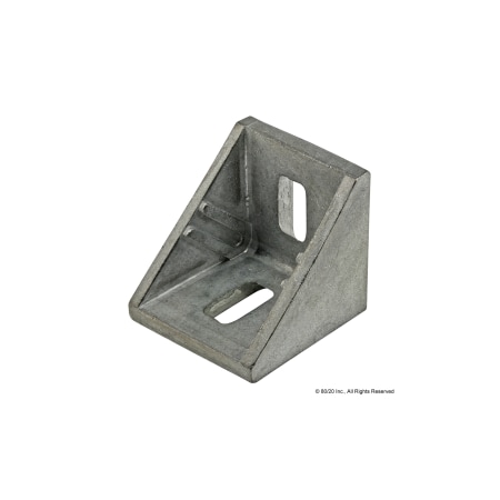80/20 SlottedCornerBracket, Zinc, 28mm, 28mm 14067