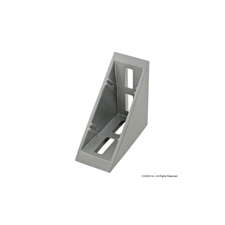 80/20 Corner Bracket, Zinc, 76 mm, 76 mm 14099
