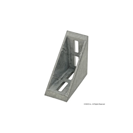 80/20 Corner Bracket, Zinc, 76 mm, 76 mm 14100