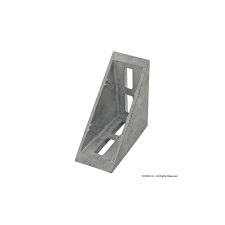 80/20 SlottedCornerBracket, Zinc, 76mm, 76mm 14103