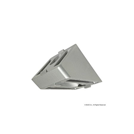 80/20 45 Support, Aluminum, Silver, 52 mm 14118