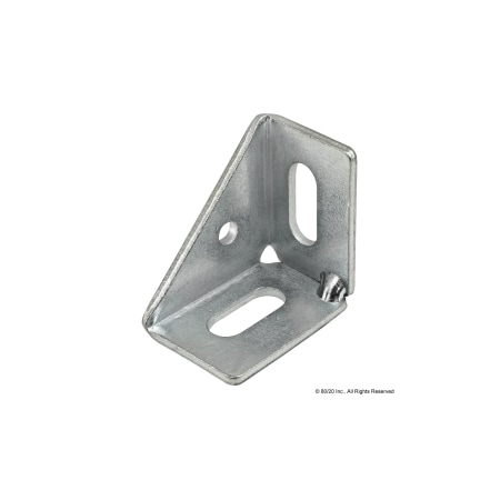 80/20 InsideCornerBracket, Steel, 43mm, 43mm 14120