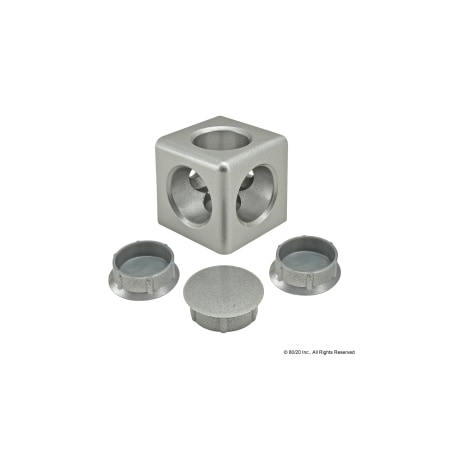 80/20 Square Corner Connector 3-Way 40 Series 14173 | Zoro