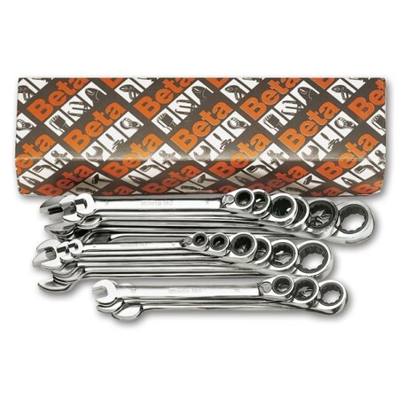 Beta Rev Ratchet Comb Wrench Set, 19 pcs. 001420075