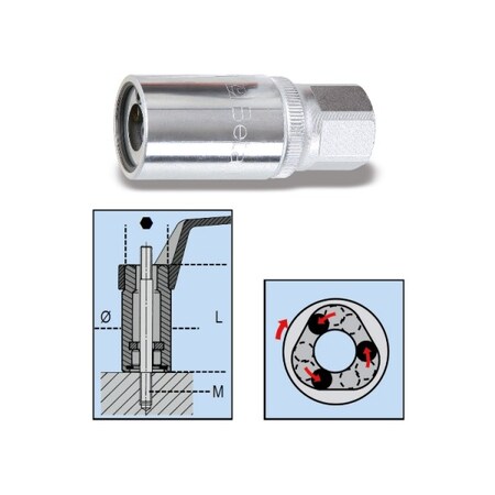Beta Roller Stud Extractor, 7mm 014330007