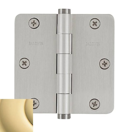 Baldwin Door and Butt Hinge, Brass, Mortise Mounting, Unlacquered Brass 1435.031.I