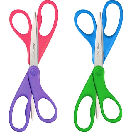 Westcott Scissors, 7" Student Scissor 2-Pack (No 14231) 14350