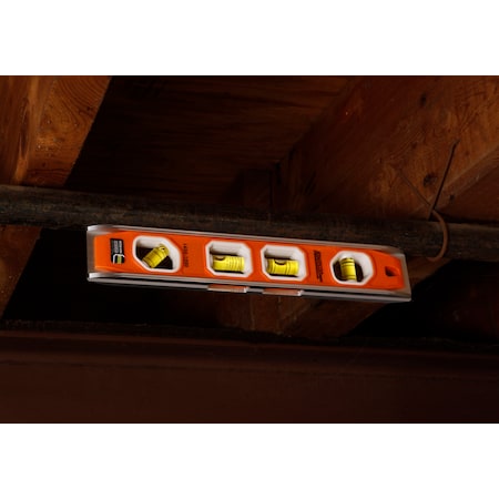 12 Inch Level V-groove Magnetic Level Johnson Level & Tool Magnetic Torpedo Level ...