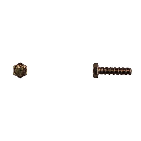 Disco Class 10.9, M6-1.00 Hex Head Cap Screw, Zinc Yellow Steel, 25 mm L 14428PK