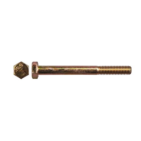 Disco Class 10.9, M6-1.00 Hex Head Cap Screw, Zinc Yellow Steel, 60 mm L 14435PK