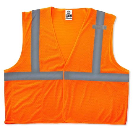 Ergodyne Orange Type R Class 2 Economy Mesh Vest,  8210HL