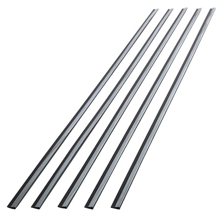 Fasade J Trim Brushed Steel, PK5, PK5 14533