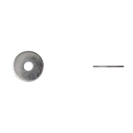 Disco Zinc Fender Washers 5/16X1-1/4" 3/64" T, Fits Bolt Size 5/16" Zinc Plated Finish 146PK