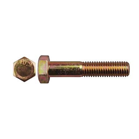 Disco Class 10.9, M14-2.00 Hex Head Cap Screw, Zinc Yellow Steel, 70 mm L 14607PK