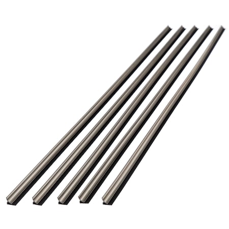 Fasade Inside Corner Trim Brushed Nickel, PK5 14629