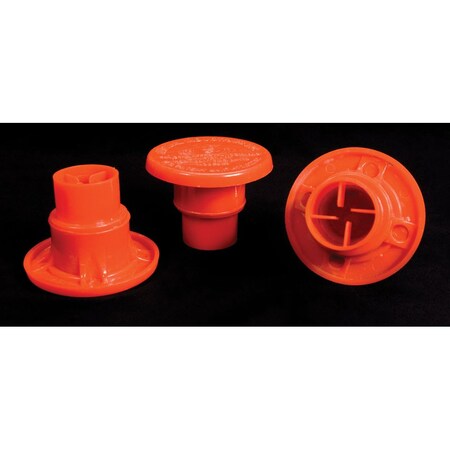 Mutual Industries No 9-No 16 Osha Rebar Caps, 2in, Large, Red, 50 CT 14640-0-5