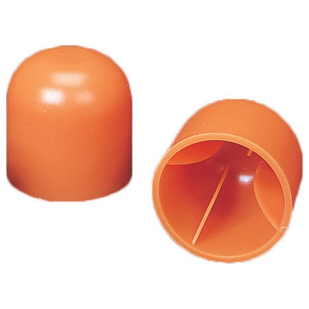 Mutual Industries Large Orange Rebar Cap, For No. 9-No. 16, 2 In., Pack of 100 14640-2