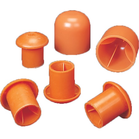 Mutual Industries No. 3-No. 9 Standard Rebar Safety Cap, 24 in H, 15 in W, 500 CT 14640-3