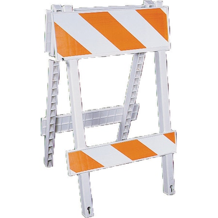 Mutual Industries Injection Molded Type II Traffic Safety, Poly, 48 Inch Height, 8 Inch Length, 20 Pounds 14672-2-8