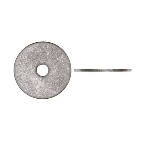 Disco Zinc Fender Washers 1/4X1-1/2" 3/64" Thi, Fits Bolt Size #14 Zinc Plated Finish 147PK