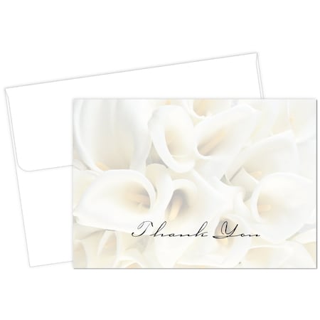 Great Papers Thank You Card W/Envelope, White Ca, PK50 1470657