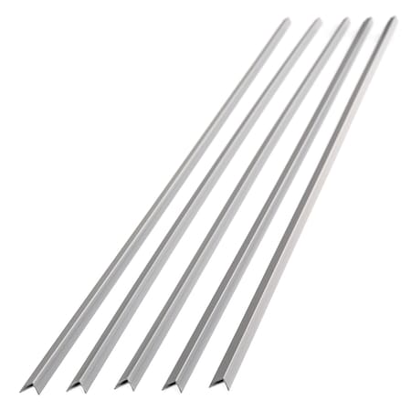 Fasade Outside Corner Trim Argent Silver, PK5 14709