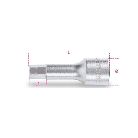 Beta 1/2" Drive, 11mm Metric Socket, 6 Points 014710361