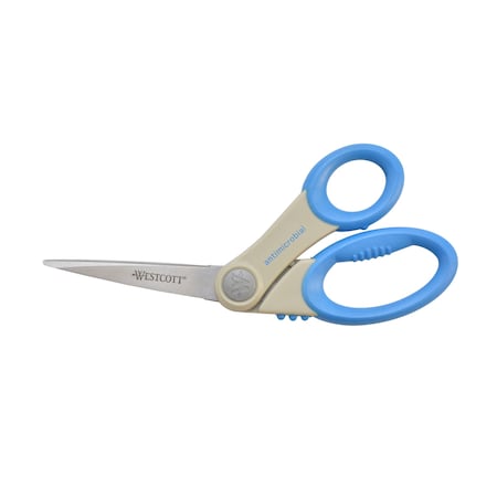 Westcott Scissors, 8" Soft Bent Scissor W/ Anti-Microbial 14743