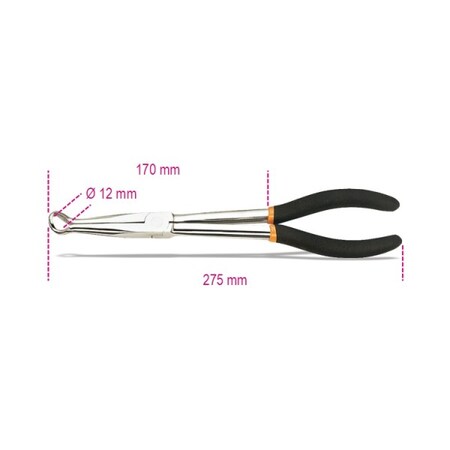 Beta Spark-Plug Plier, Long Nose, Pvc 014740015