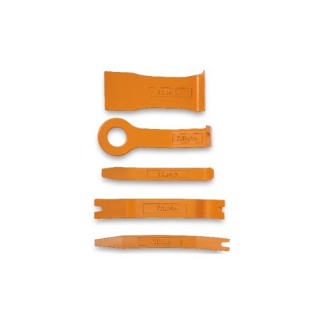 Beta Nylon Trim Pin Remover Kit, 5 pcs. 014790251