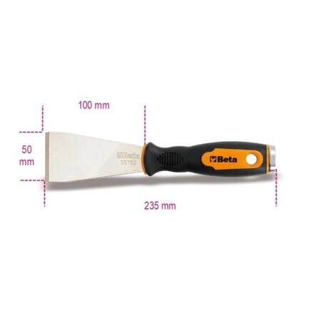 Beta Flat Putty Knife Scraper 014790310