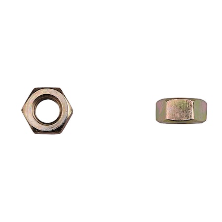 Disco Hex Nut, M12-1.75, Class 10, Zinc Yellow Plated 14806PK
