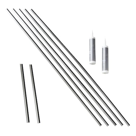 Fasade Fasade Accessory Kit Brushed Aluminum 14908