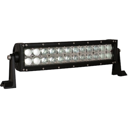 Buyers Products 14 Inch 6480 Lumen LED Clear Curved Combination Spot-Flood Light Bar 1492171
