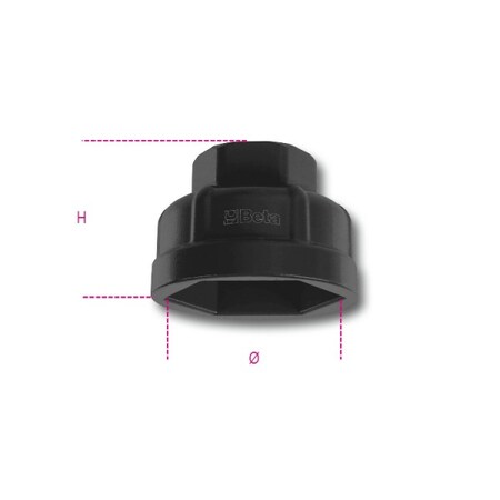 Beta Oil-Filter Wrench, 38mm 014930438