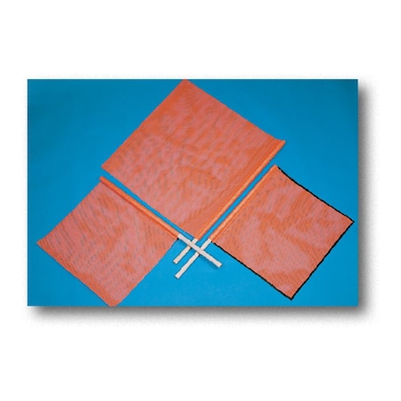 Mutual Industries Heavy-Duty Open Mesh Safety Flag, Orange, NYLON, 1 Inch Length 14968-36-24