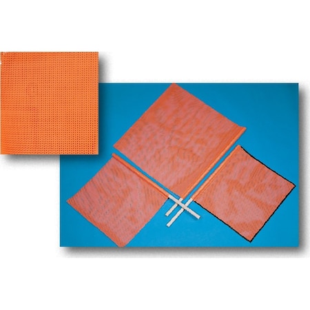 Mutual Industries Heavy-Duty Mesh Safety Traffic Warning F, Orange, Vinyl coated nylon, 1 Inch Length 14975-36-24