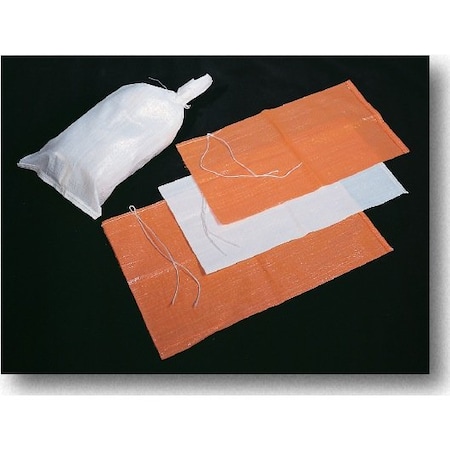 MUTUAL INDUSTRIES Sand Bags, Orange, 14" x 26", Poly, 28 Inch H, 15 Inch L, 16 Inch W, Orange 14981-45-14