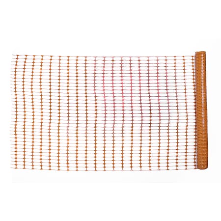 Mutual Industries Warning Barrier Fence, 4 ft. x 100 ft., , Plastic Orange, 7 Inch L 14993-48