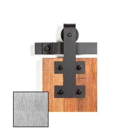 Leatherneck Brushed Nickel Barn Door Hardware 0120-9050 90 0120-9050