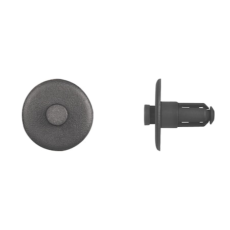 Disco Blk Radiator Push Type Ret 10mm Hole Size 18mm Stem L PK15 15003PK