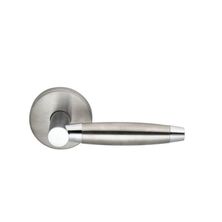 Omnia Stainless 15 Lever Pass 2-3/8" BS Full Lip 1-3/4" Door Satin SS 15/00BF.PA32D