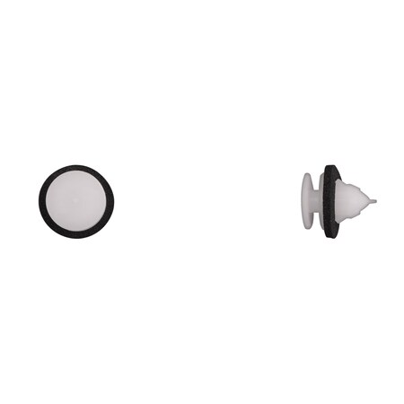 Disco Wht Nyln Moulding Clips 8mm Hole Size 11mm Stem L PK15 15071PK