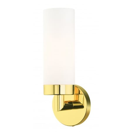 Livex Lighting Polished Brass ADA Single Sconce, 1 Light 15071-02