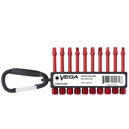Vega Color Square 2, 10 Pc Set 150R2A10R
