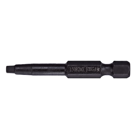 VEGA INDUSTRIES Square 2 Power Bit x 3-1/2" Extra Hard 190R2AX