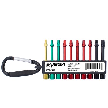 Vega Color Square 10 Pc Set 150RCS10