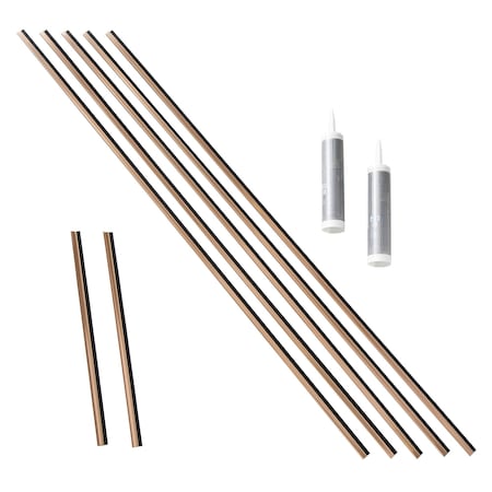 Fasade Fasade Large Profile Accessory Kit Polished Copper 15125
