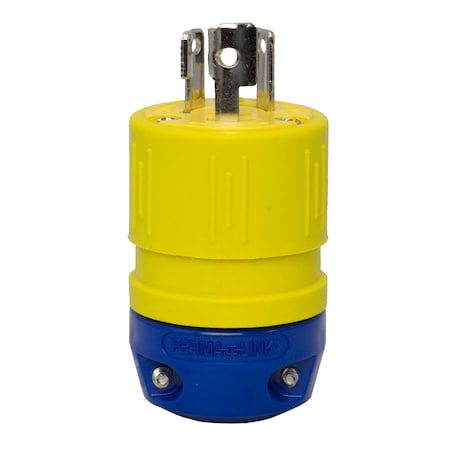 Ericson Straight Blade Plug, 6-15P, 15 A, 250V AC, 2 Pole, Grounded 1514-PG